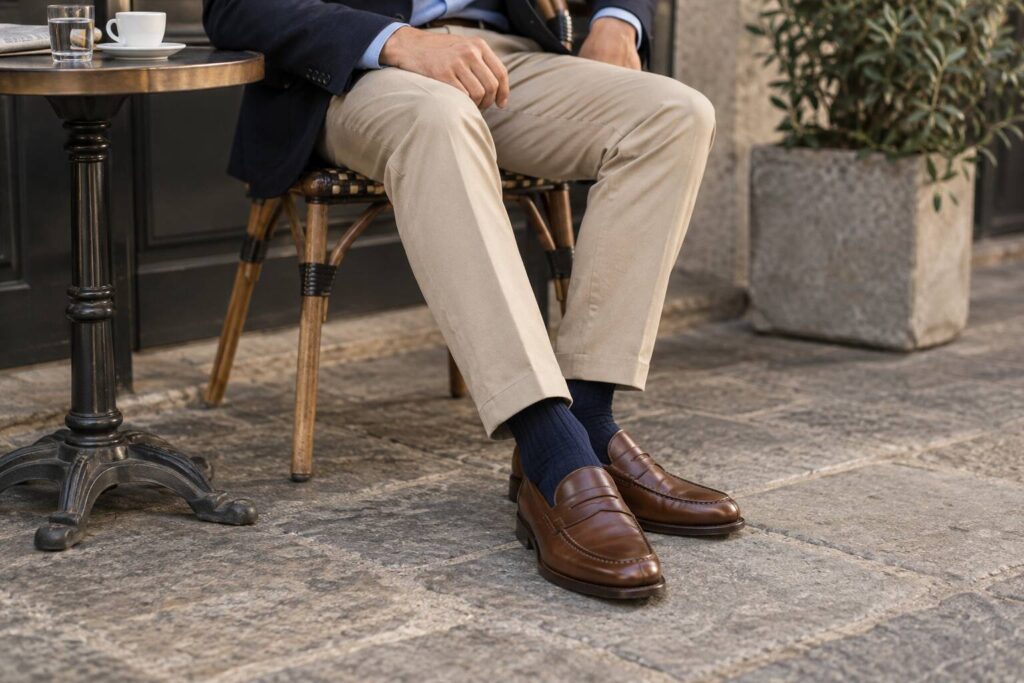 mocassins homme